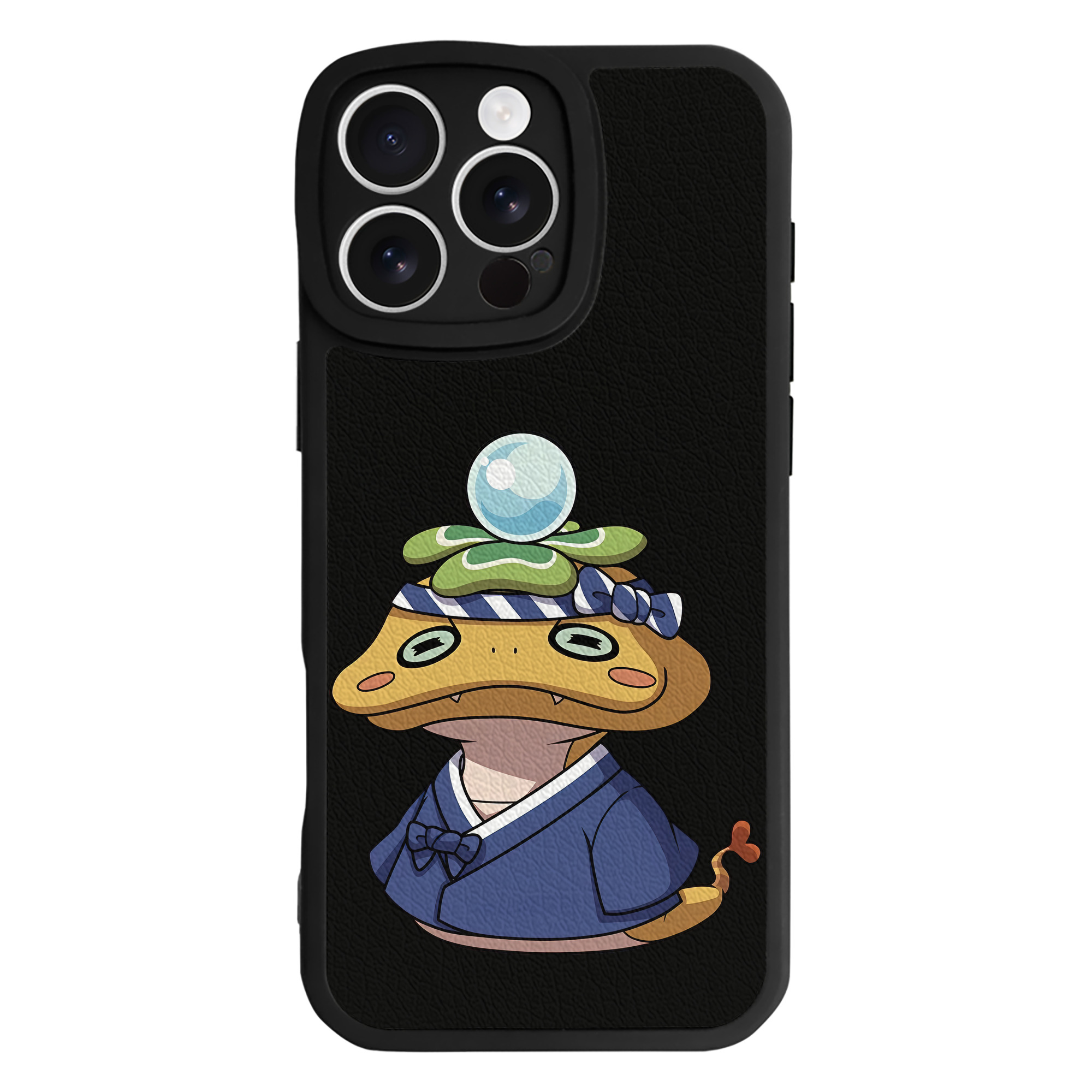 （画像用） 妖怪ウォッチ Yo-kai Watch 【iPhone 16シリーズ対応】シリコンスマホケース（レザー調） 材質：シリコン